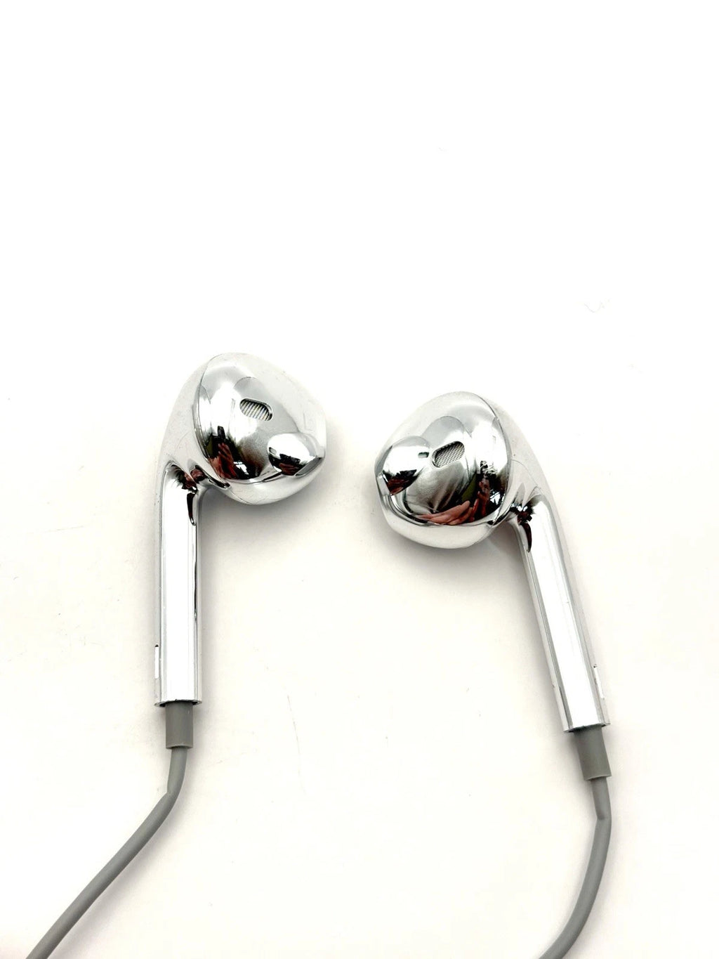 Chrome Headphones Wired USB C Type with Microphone Earbuds